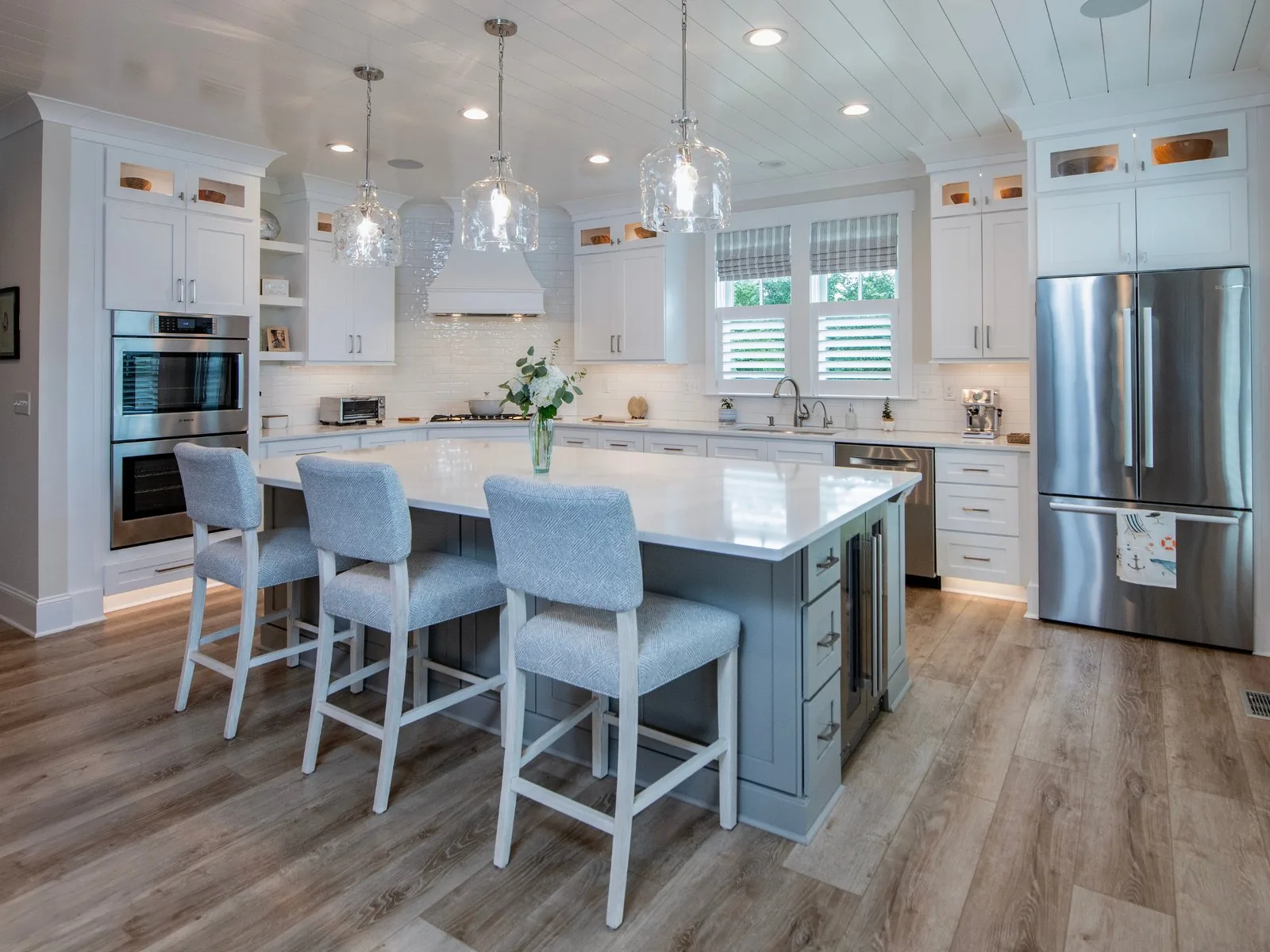 Kitchen interior in a custom home built by RMB Building and Design